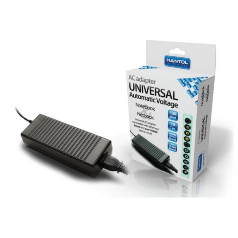 TECNOSHOP Alimentatore universale Hantol per PC portatili 120 W